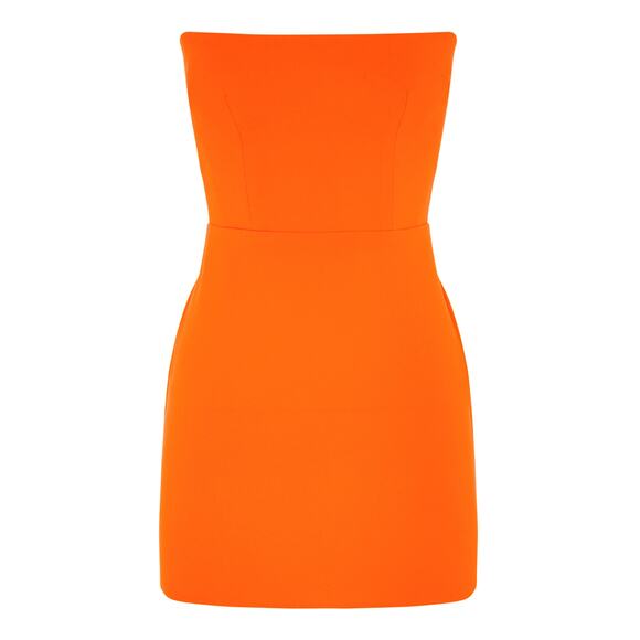 Alex Perry Orange Strapless Dress - Picture 1 of 5